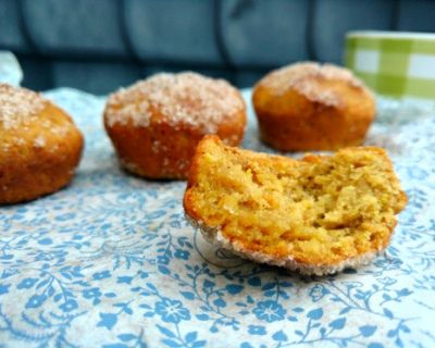 Kleine Frühstücksbissen…Vegane Mandel-Quarkbällchen Muffins.
