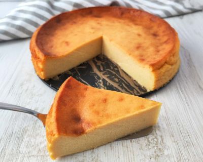 Veganer Käsekuchen ohne Boden