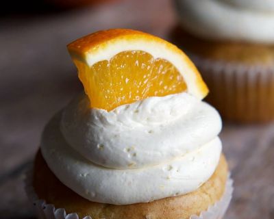Fruchtige Orangen- und Zitronen-Cupcakes
