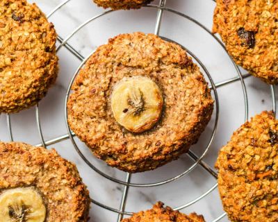Vegane Banana Bread Taler (Air-Fryer Rezept)