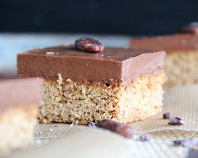 Glutenfreie Nuss-Schnitten mit Schokoladencreme