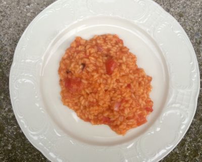 Cremiges Tomatenrisotto 