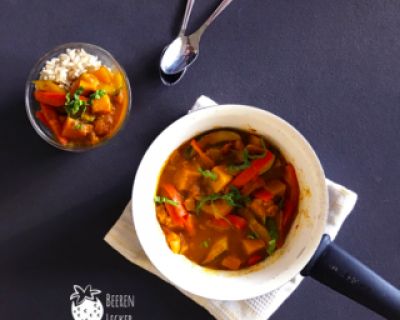 Kürbis Gemüse Curry (Vegan und Glutenfrei)