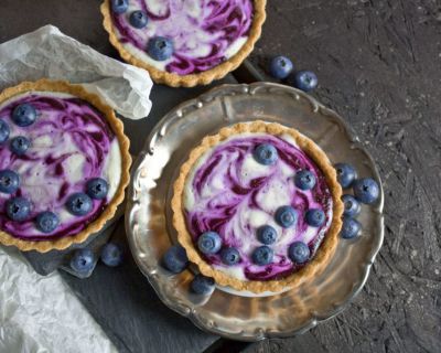 Fruchtig und frisch! – Blaubeer-Joghurt-Törtchen