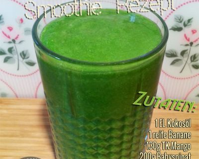 Yammie – Grüner Smoothie mit Kokosöl