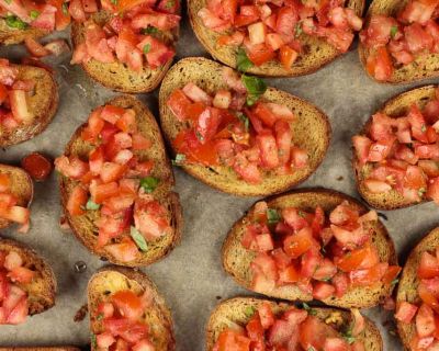 Bruschetta italienische Antipasti