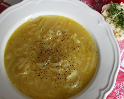 Klassische Zwiebelsuppe