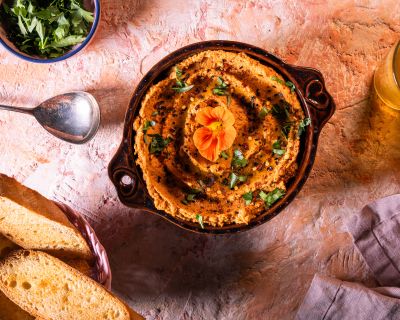 Tomaten-Hummus – Hummus mit getrockneten Tomaten