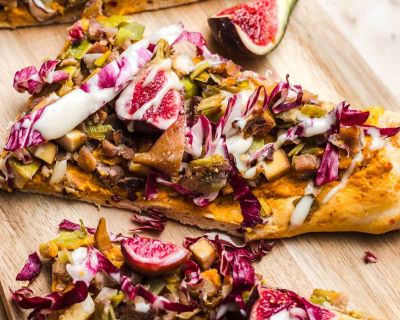 Herbstliche Vegane Gemüsepizza