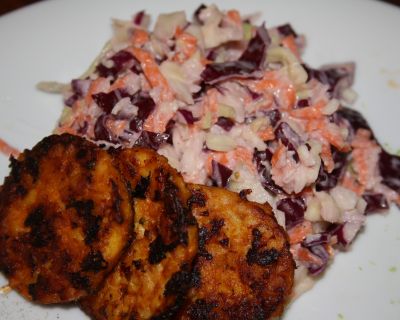 Book-Cooking: Cool Slaw mit Buffalo Tempeh aus Appetite for Reduction