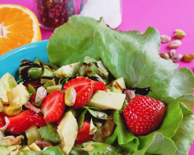 Erdbeer Avocado Salat