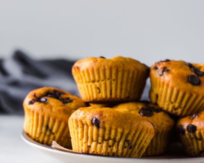 Vegane Orangen-Kürbis Muffins (ölfrei)
