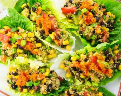 Super gesunde vegane Wraps mit Quinoa