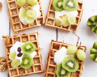 basic vegan waffle recipe * einfaches waffel rezept