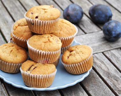 Zwetschken-Muffins, Zwetschgen-Muffins