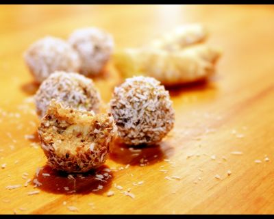 Rezept vom 29.11.2015: Vegan Coconut Ginger Lime Balls 