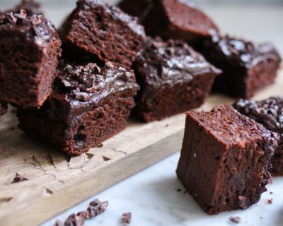 Vegane Schoko-Kuchen-Stücke