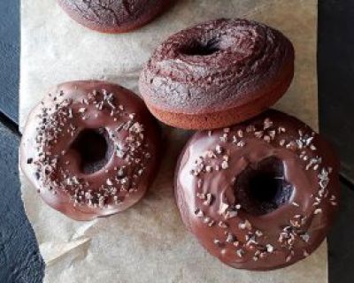 Schoko Donuts (Vegan, Glutenfrei, Ohne Öl)