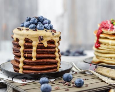 Vegane Pancakes - Einfache vegane Rezepte