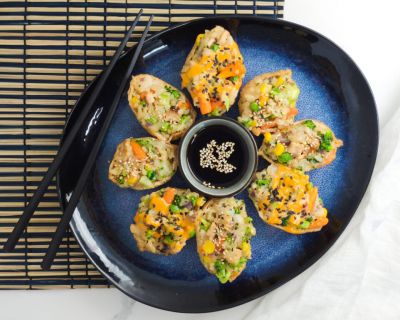 Inari Sushi – gefüllte Tofutaschen