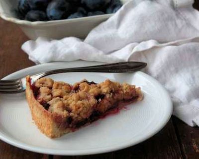 Zwetschgenkuchen mit Mandel-Zimt-Streuseln