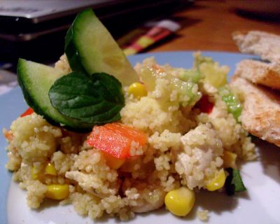 Couscous-Salat mit Minze