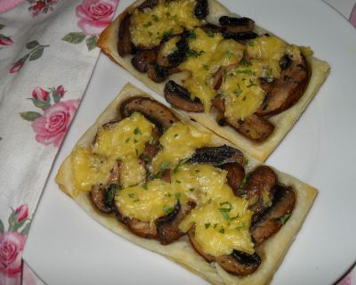 Pilz-"Käse"-Schiffchen