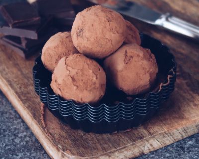 Chocolate Orange Truffles  * Schokoladen Orange Trüffel