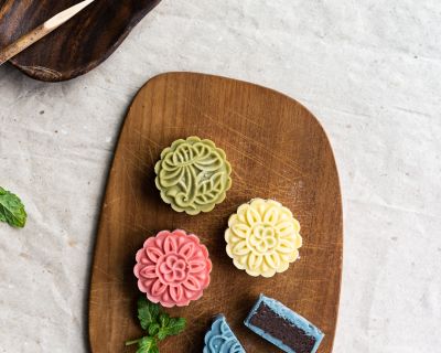 Mung Bean Cakes: Süßes Konfekt aus Mungobohnenpaste (lvdougao 綠豆糕)