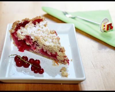 Rezept vom 02.07.2015: Veganer Johannisbeer Streusel