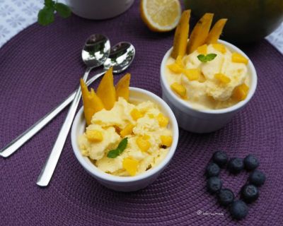 Ice, Ice Baby! Fruchtig cremiges Mango Kokos Eis