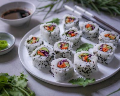 Veganes Sushi “Inside-out”
