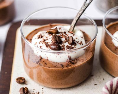 Veganer Mocha Chia Pudding