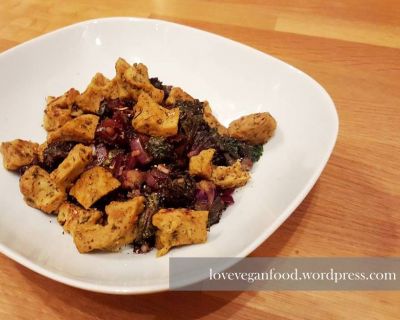 Balsamierte Flower Sprouts mit Seitan