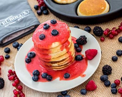 Fluffy vegan Pancakes (zuckerfrei)