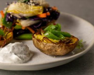 Potato Skins – gebackene, gefüllte Kartoffelschalen