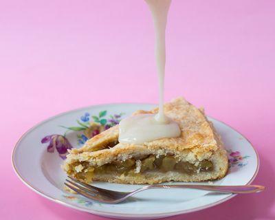 Apple Pie bzw. gedeckter Apfelkuchen ohne Margarine (vegan, palmölfrei, klimafreundlich)