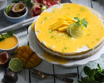 Mango-Maracuja-Sommertorte