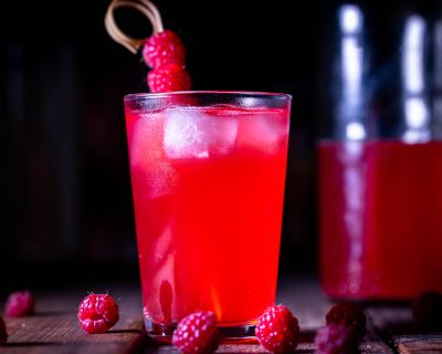 Himbeerkefir – frische Wasserkefir-Zweitfermentation