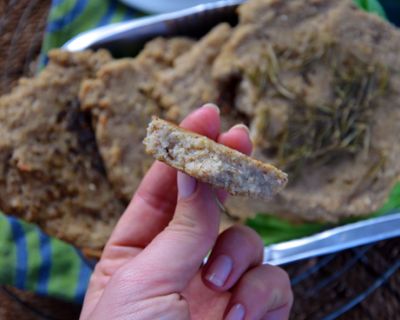 schnelle Quinoa – Rosmarinfladen (gf)