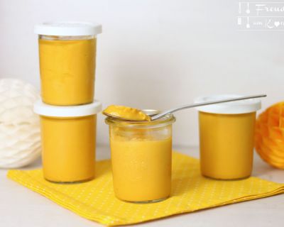Schneller Mango Pudding