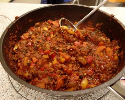 Beluga Linsen Bolognese Art