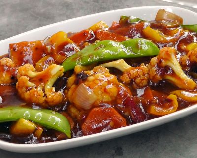 Chinesisches Gemüse in einer Szechuan Soße