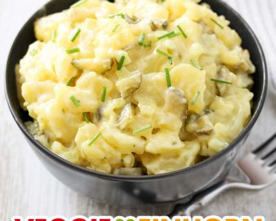 Veganer Kartoffelsalat mit Mayonnaise