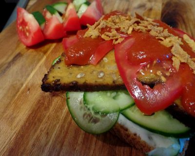 Süßkartoffel Linsenpastete