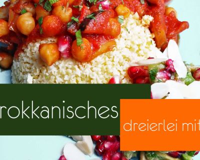Marokkanisches dreierlei mit Hirse