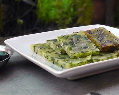 Thai Schnittknoblauch Kuchen