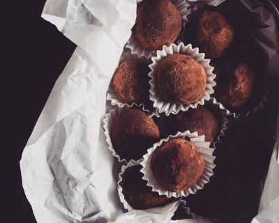 Vegan espresso truffles * espresso Pralinen