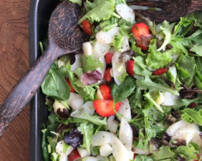 Erdbeer Spargel Salat – Vegan, Saisonal und Lecker