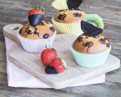 Fruchtige Straciatella-Muffins